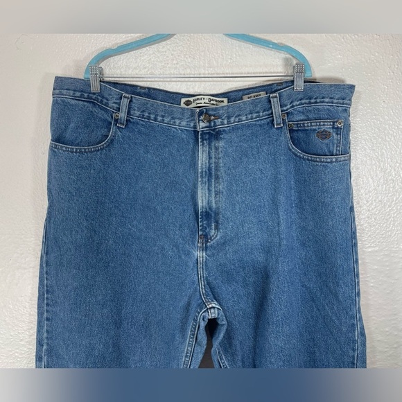 Harley Davidson Relaxed Fit Denim Jeans Mens 44X32 - Picture 5 of 15